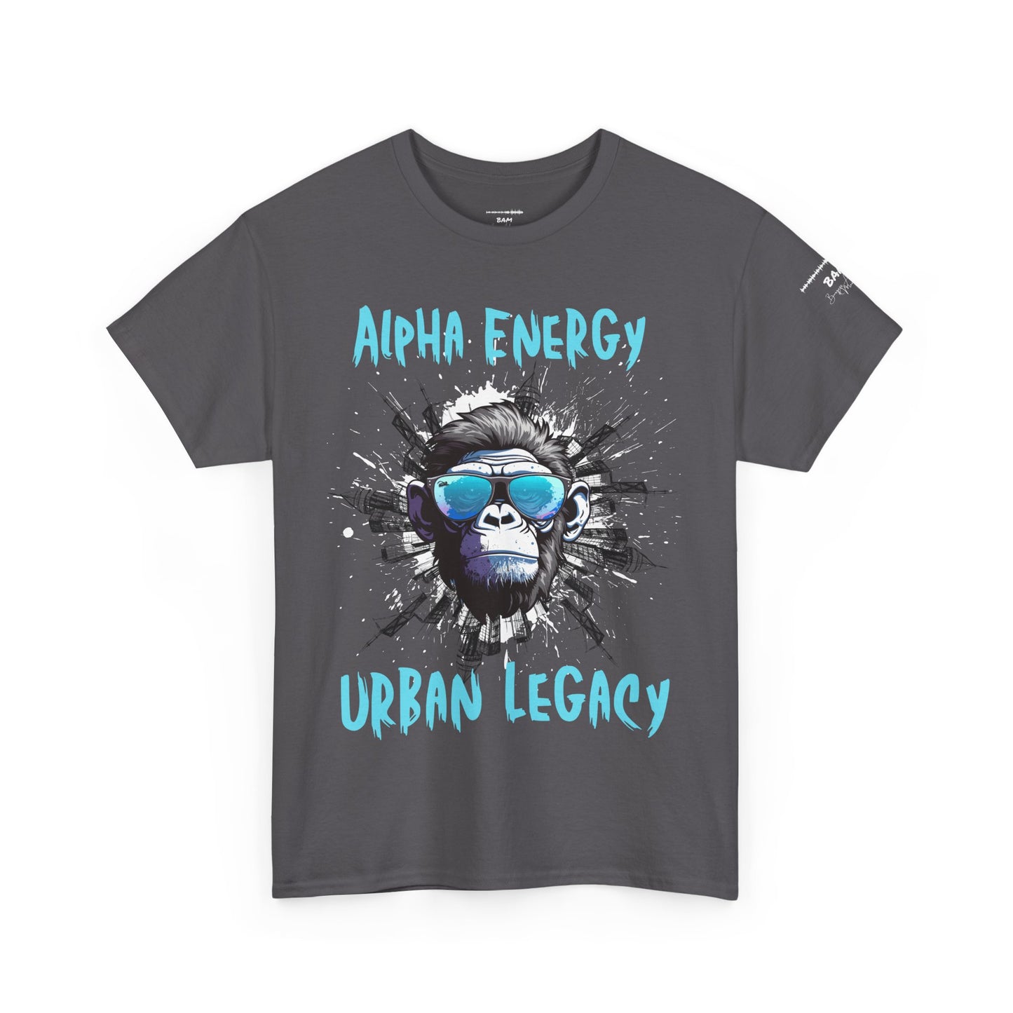 Urban Kong Streetwear Tee – Alpha Vibes, Ape Energy, City Jungle Shirt, Graphic Unisex Comfort Fit, Concrete King Apparel