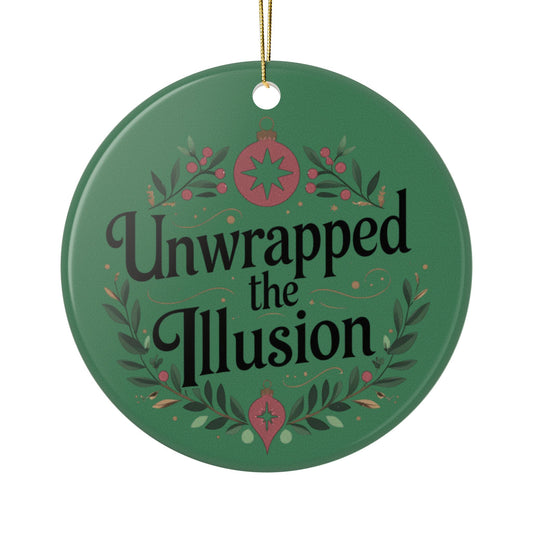 Ceramic Ornaments, 2-Side Print - Awakened in 2025 Holiday Decoration