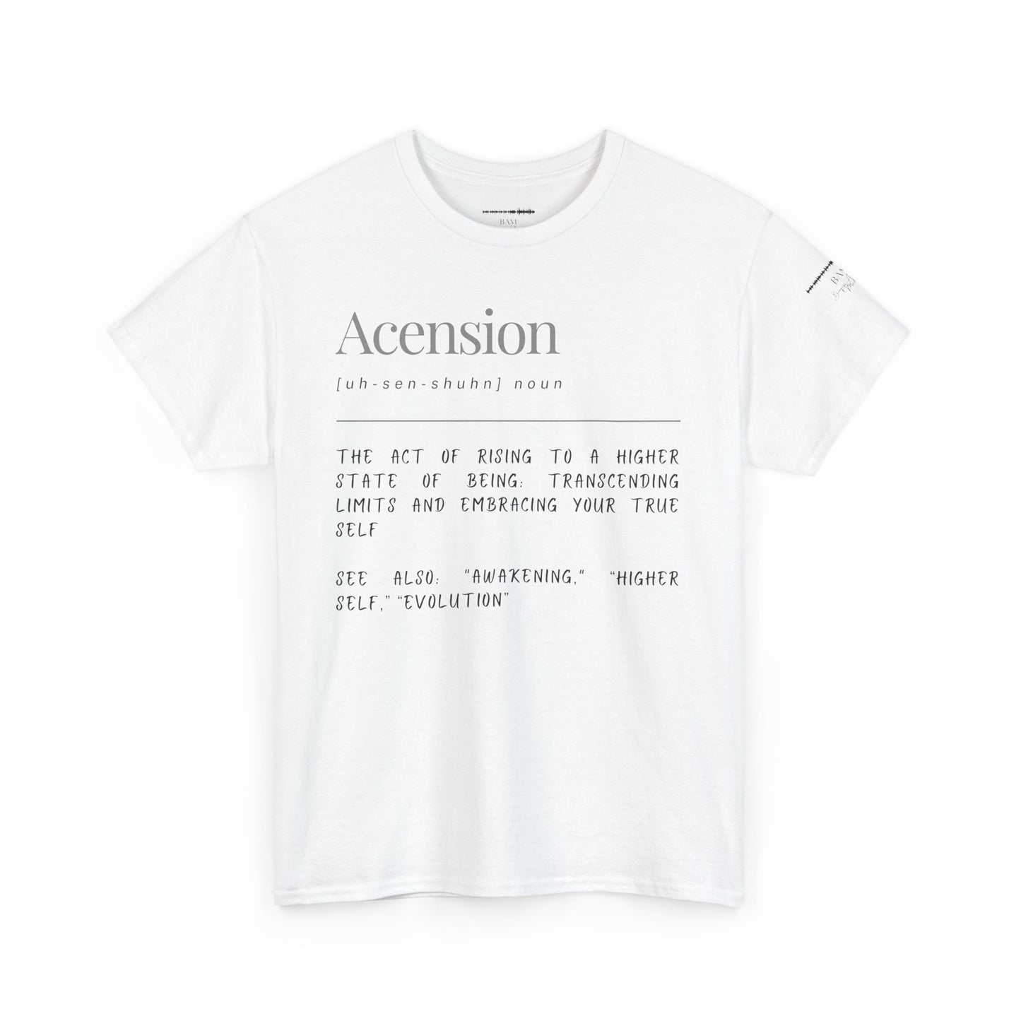 Ascension Unisex Heavy Cotton Tee – Rise Above, Break Limits, Own Your Truth