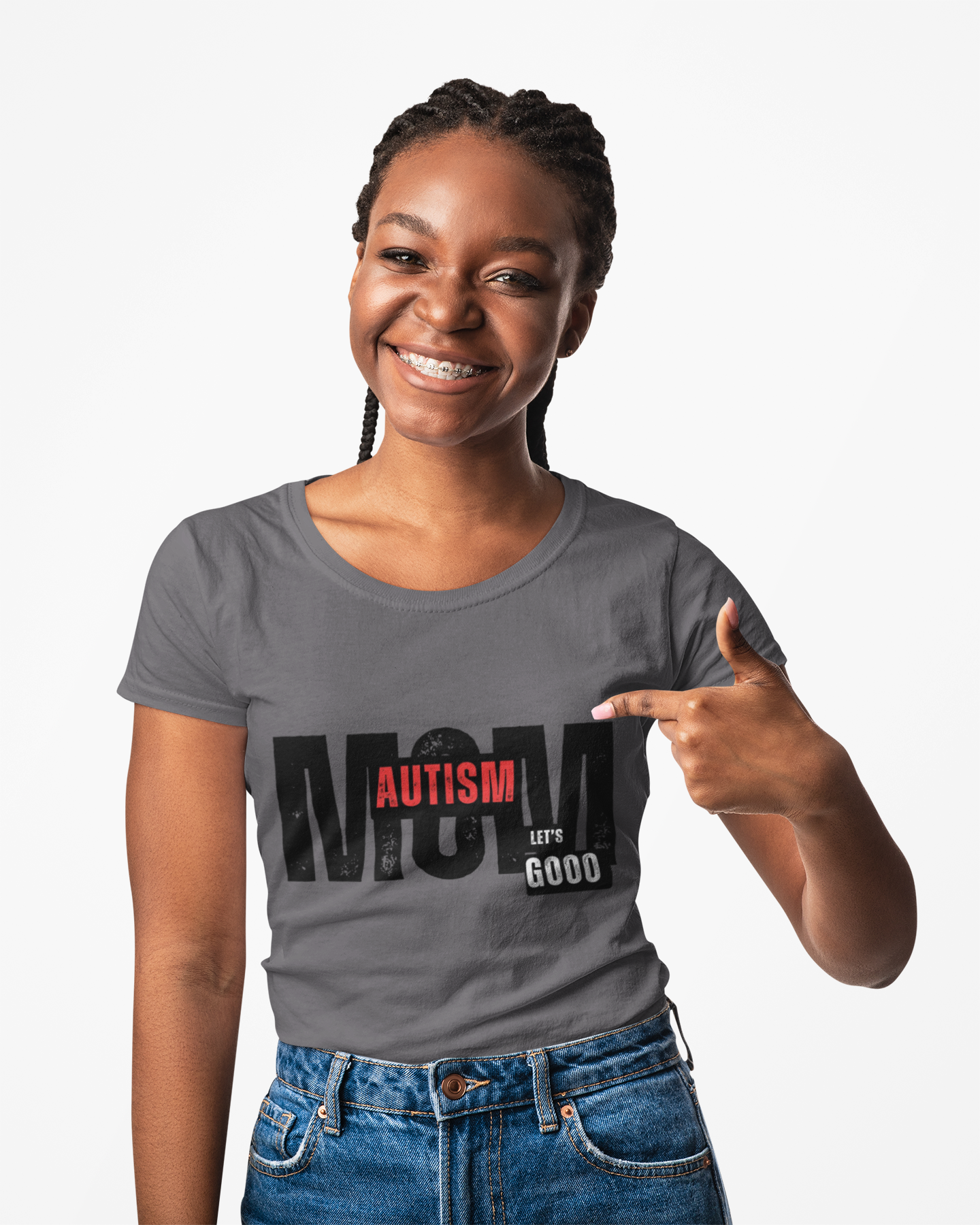 Autism Mom – BAM Heart Warrior Tee | Strength, Patience & Pure Love Edition