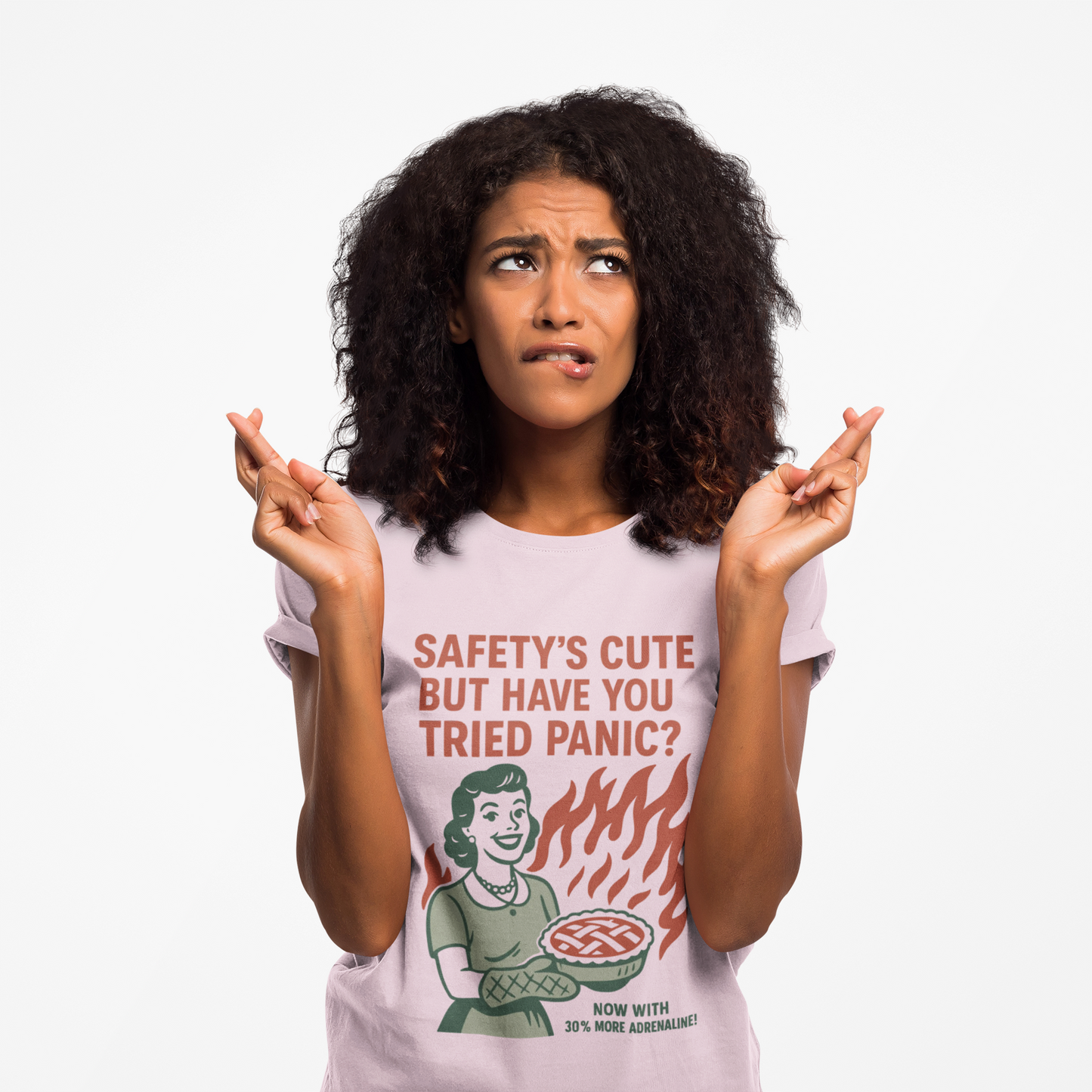 Safety’s Cute, But Have You Tried Panic? | Infinite Unfolding Collab Tee