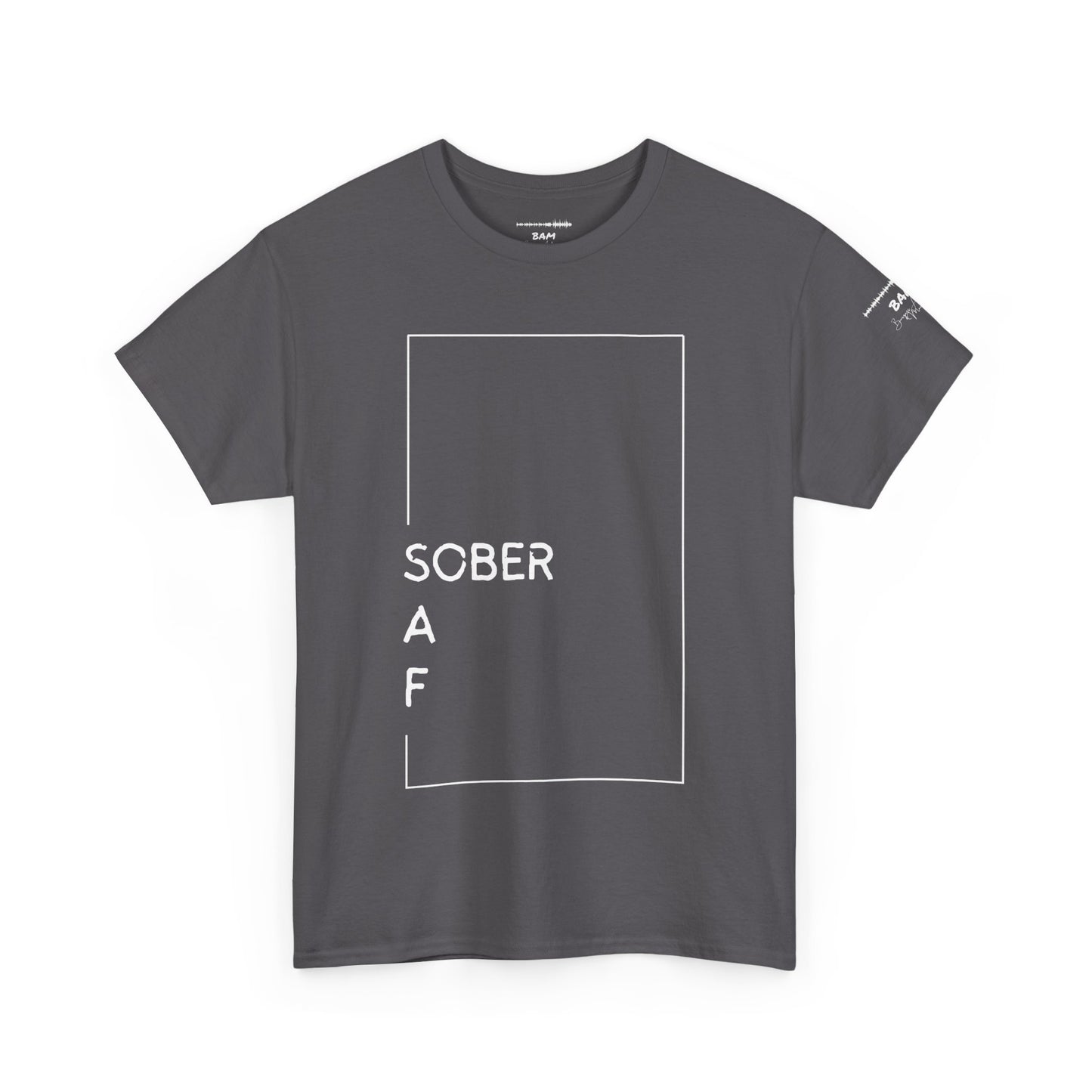 Sober AF T-Shirt – Calm Power Recovery Tee, Mindful Sobriety Apparel, Unisex Mental Clarity Shirt, Purpose Over Poison