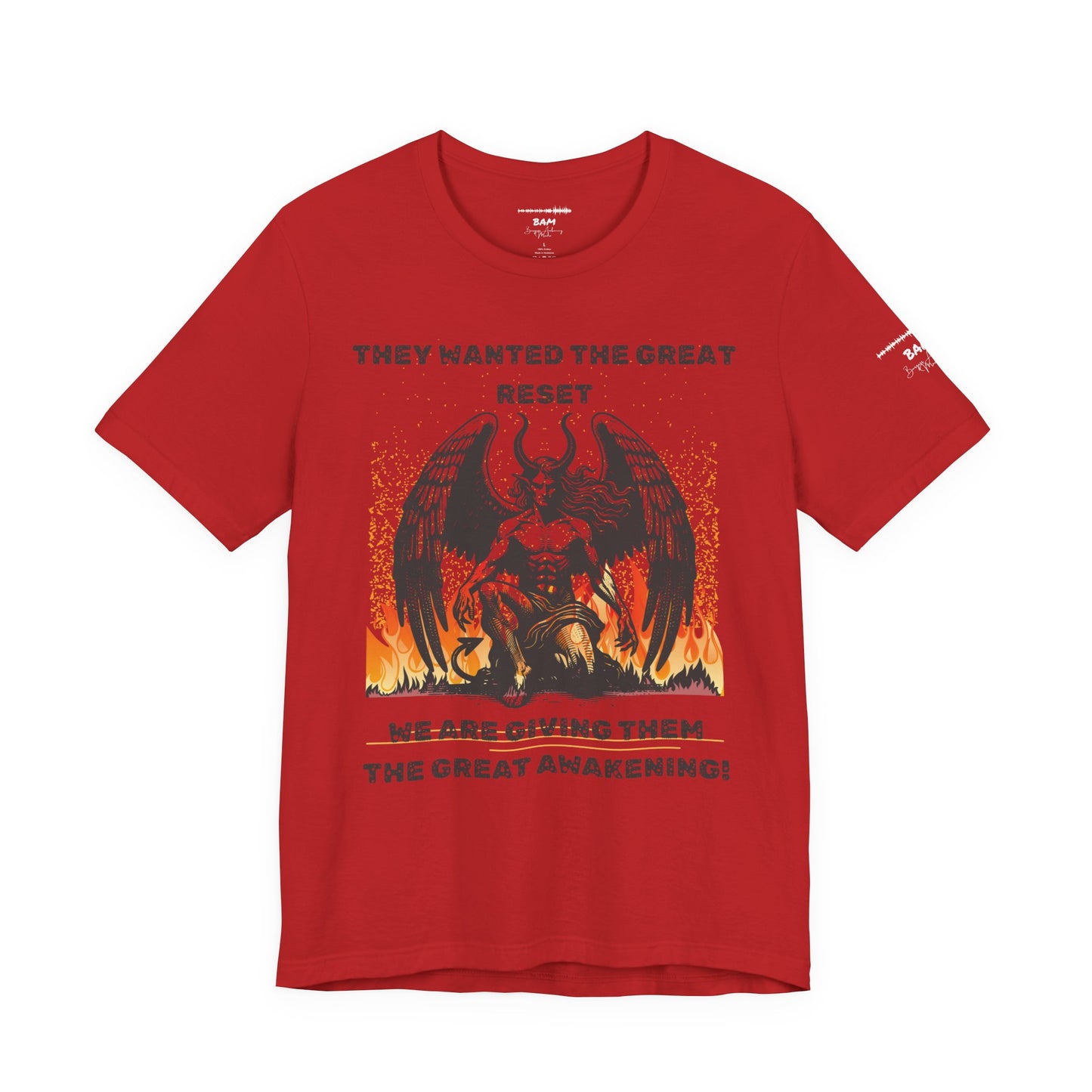 Great Awakening Graphic Tee – Bold Statement Unisex Shirt, Conspiracy Truth Seeker T-Shirt, Anti Great Reset, Freedom Fighter Gift, Festival & Streetwear