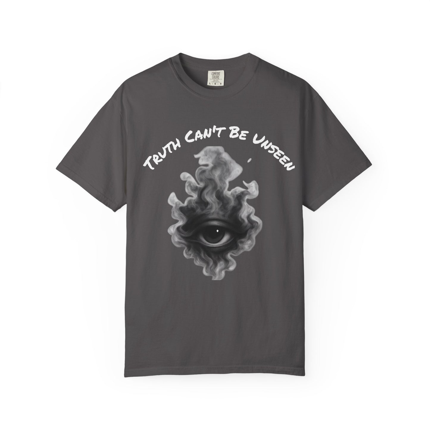 Truth Can’t Be Unseen Shirt – Third Eye Smoke Graphic Tee, Spiritual Awakened Shirt, Edgy Conscious T-Shirt for Men & Women