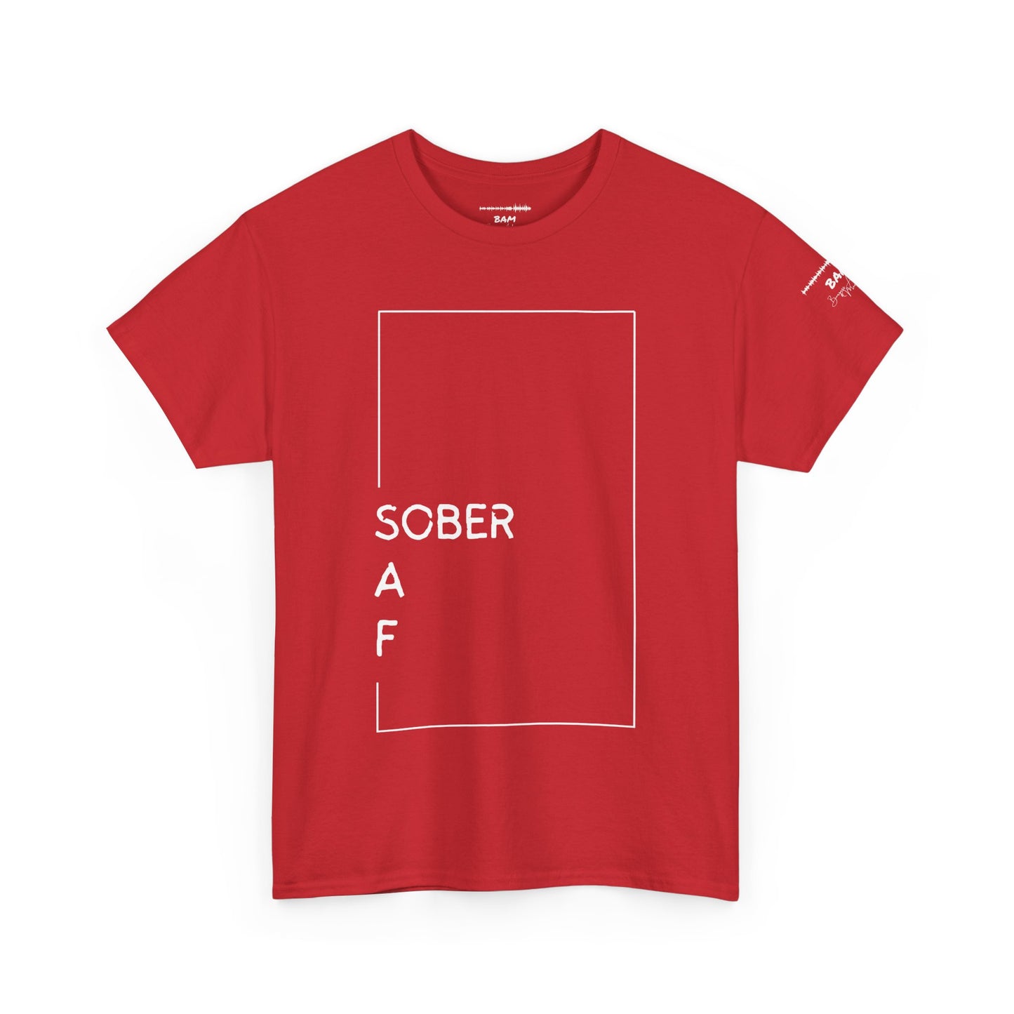 Sober AF T-Shirt – Calm Power Recovery Tee, Mindful Sobriety Apparel, Unisex Mental Clarity Shirt, Purpose Over Poison