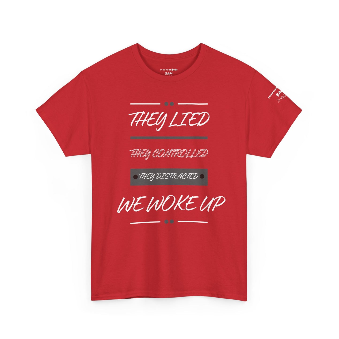 Unisex Awakening Tee – They Lied. We Woke Up. | Conscious Streetwear, Bold Statement Shirt