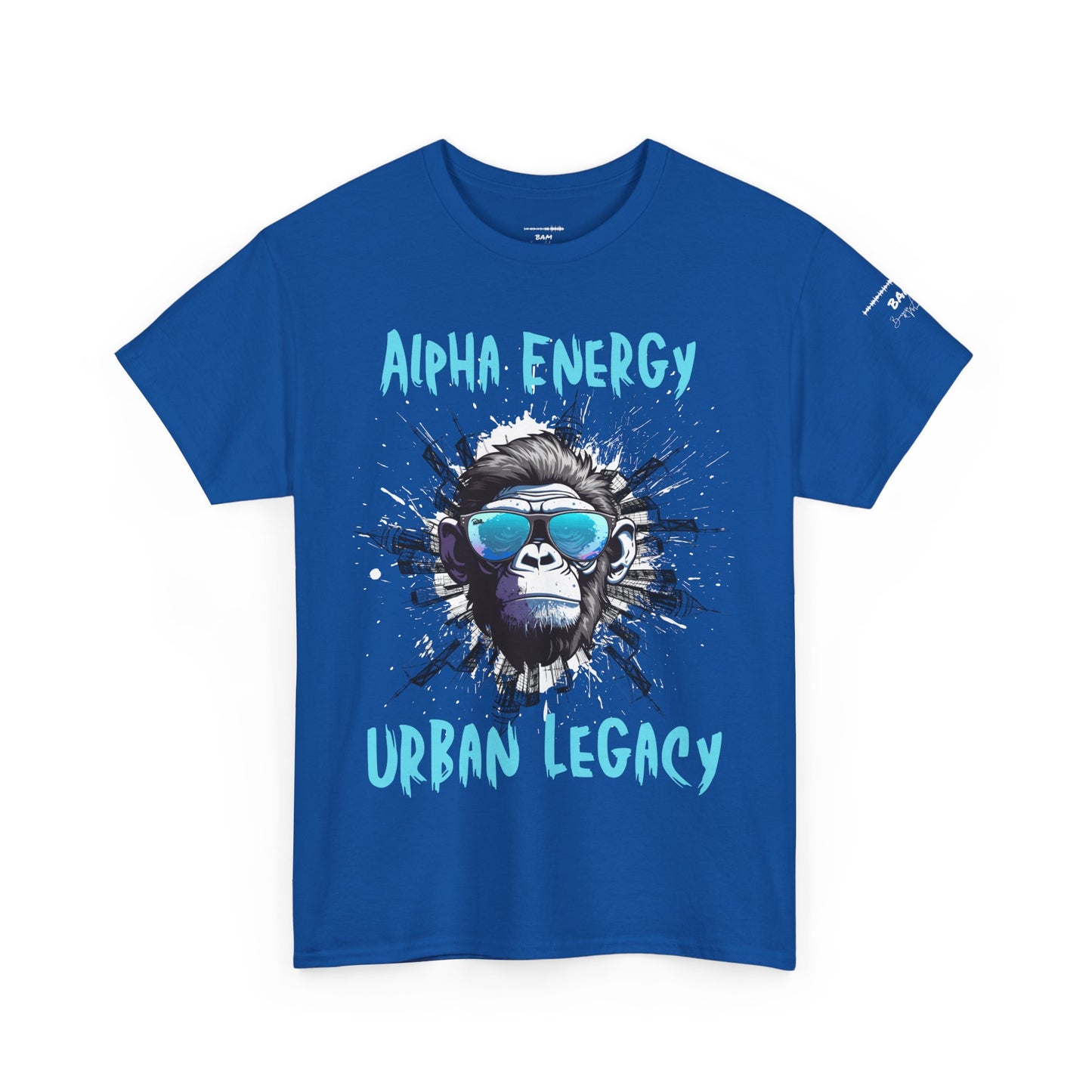 Urban Kong Streetwear Tee – Alpha Vibes, Ape Energy, City Jungle Shirt, Graphic Unisex Comfort Fit, Concrete King Apparel