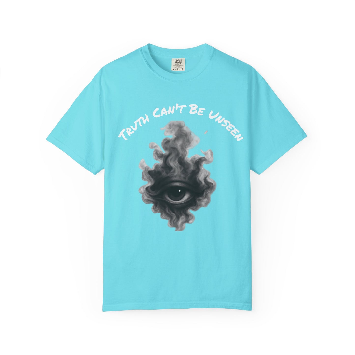 Truth Can’t Be Unseen Shirt – Third Eye Smoke Graphic Tee, Spiritual Awakened Shirt, Edgy Conscious T-Shirt for Men & Women