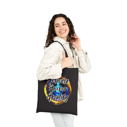 Awakened Lion Canvas Tote Bag – Carry the Frequency