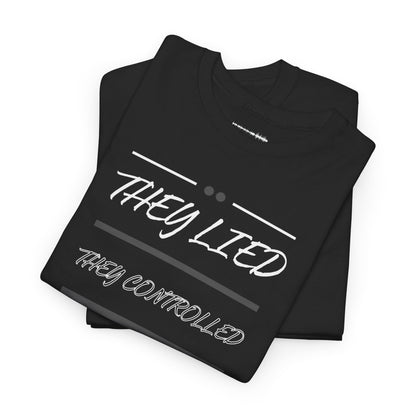 Unisex Awakening Tee – They Lied. We Woke Up. | Conscious Streetwear, Bold Statement Shirt