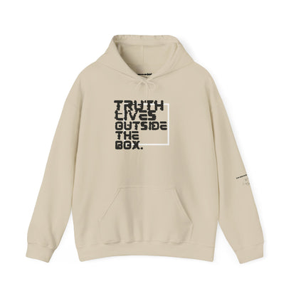 “Outside the Box” Glitch Hoodie – Truth Can’t Be Contained