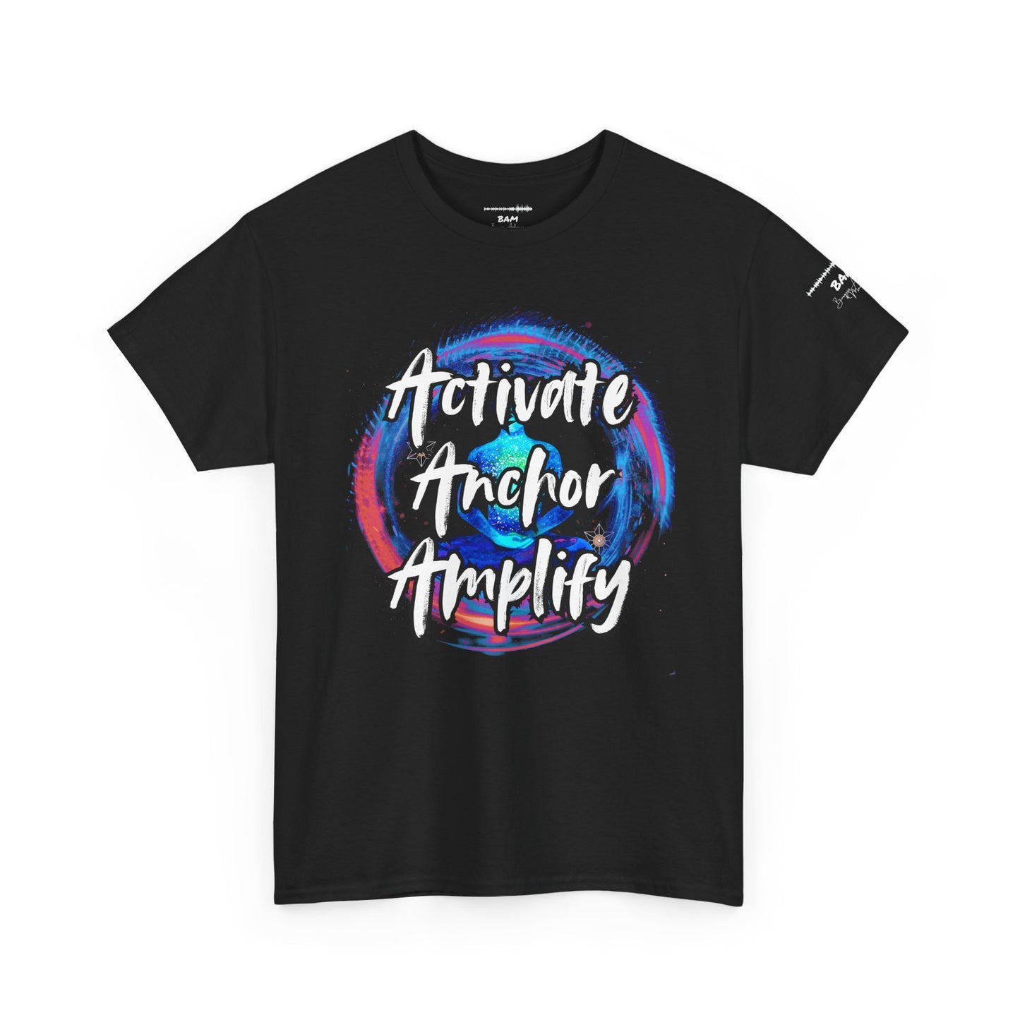 Unisex Motivational Tee - Activate Anchor Amplify | Spiritual Awakening Shirt