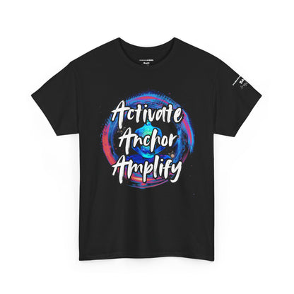 Unisex Motivational Tee - Activate Anchor Amplify | Spiritual Awakening Shirt