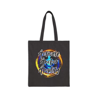 Awakened Lion Canvas Tote Bag – Carry the Frequency