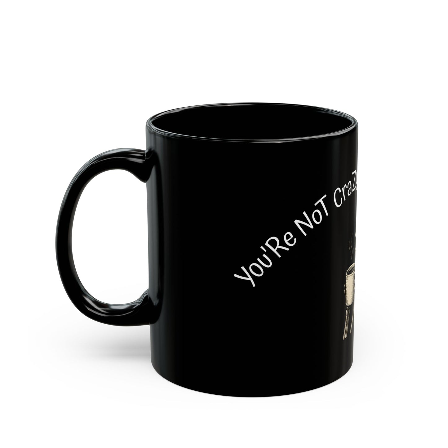 You're Not Crazy. You're Waking Up. | Skeleton Mug for Coffee Rebels, Halloween Vibes, Truth Seekers & Office Outsiders