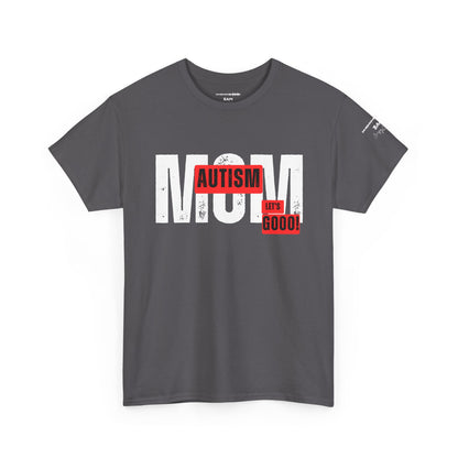 Autism Mom – BAM Heart Warrior Tee | Strength, Patience & Pure Love Edition