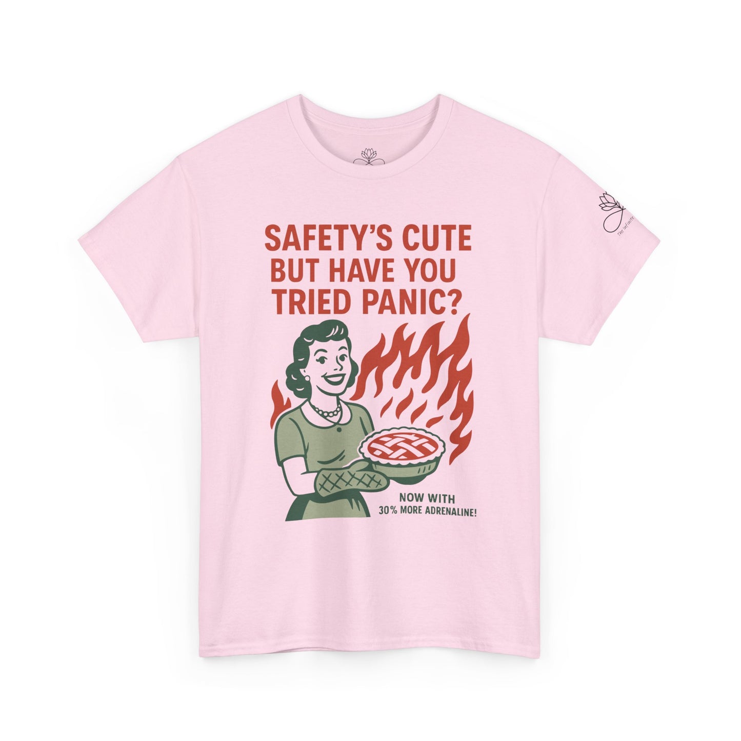 Safety’s Cute, But Have You Tried Panic? | Infinite Unfolding Collab Tee