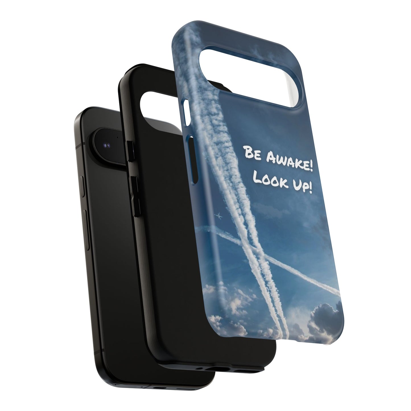 Be Awake – Look Up! Chemtrail Awareness Phone Case (BAM Conscious Collection)