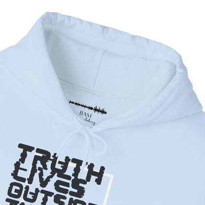“Outside the Box” Glitch Hoodie – Truth Can’t Be Contained