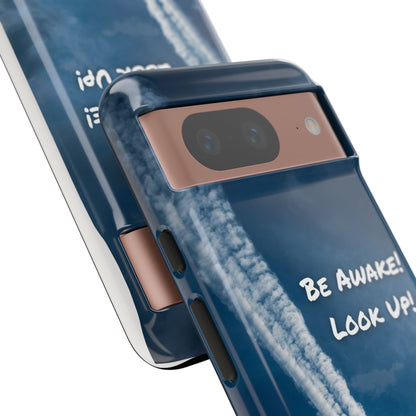 Be Awake – Look Up! Chemtrail Awareness Phone Case (BAM Conscious Collection)