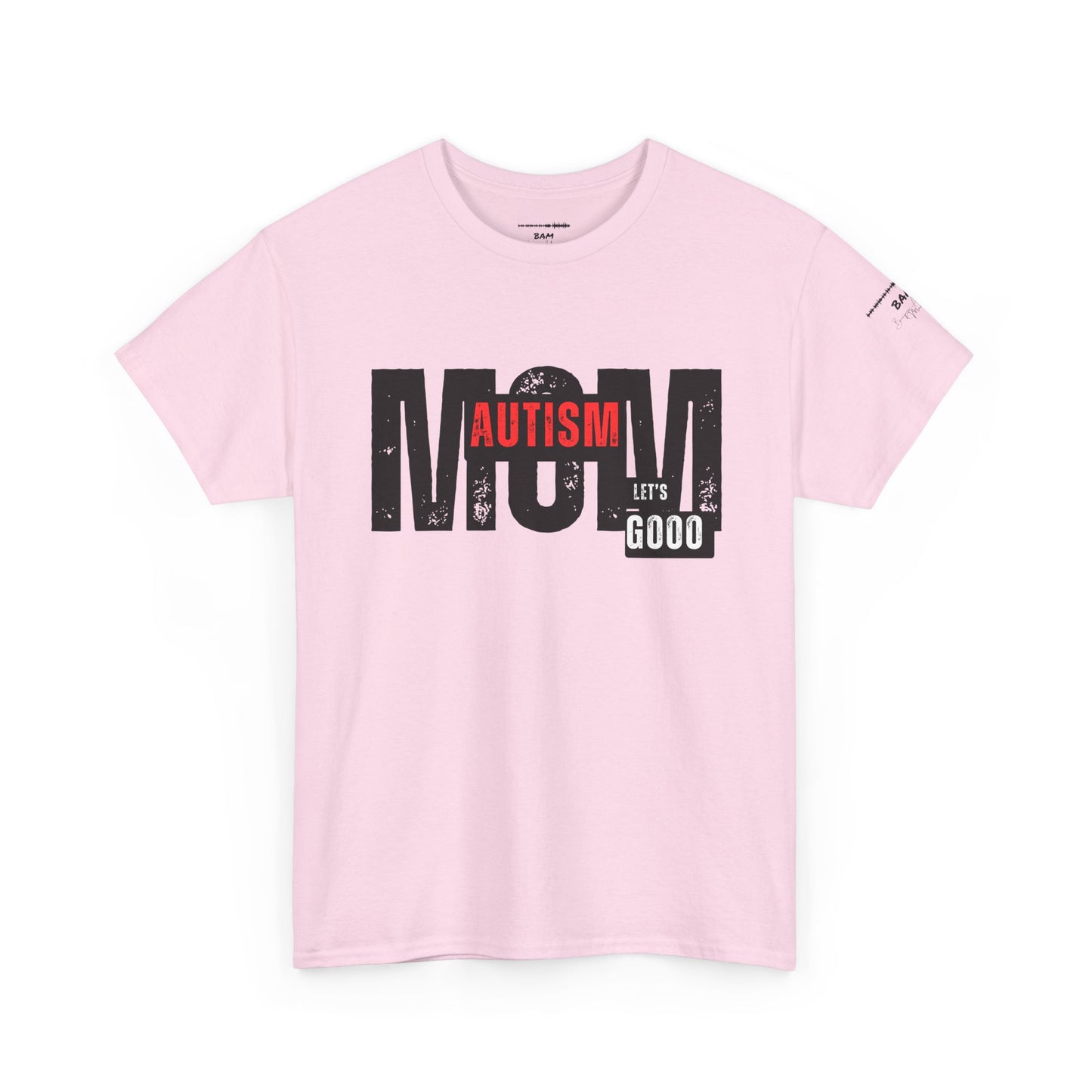 Autism Mom – BAM Heart Warrior Tee | Strength, Patience & Pure Love Edition