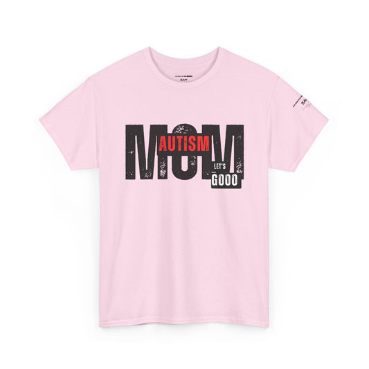 Autism Mom – BAM Heart Warrior Tee | Strength, Patience & Pure Love Edition