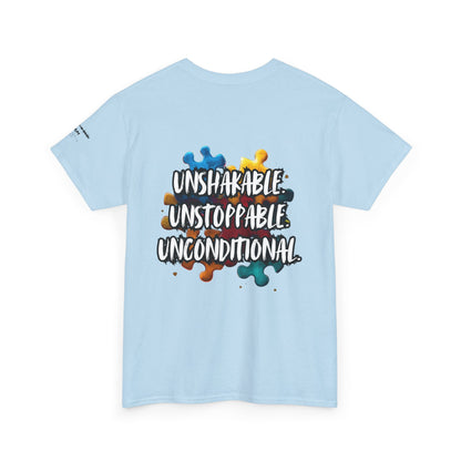 Autism Mom Puzzle Infinity T-Shirt | Strength, Love & Unbreakable Bond