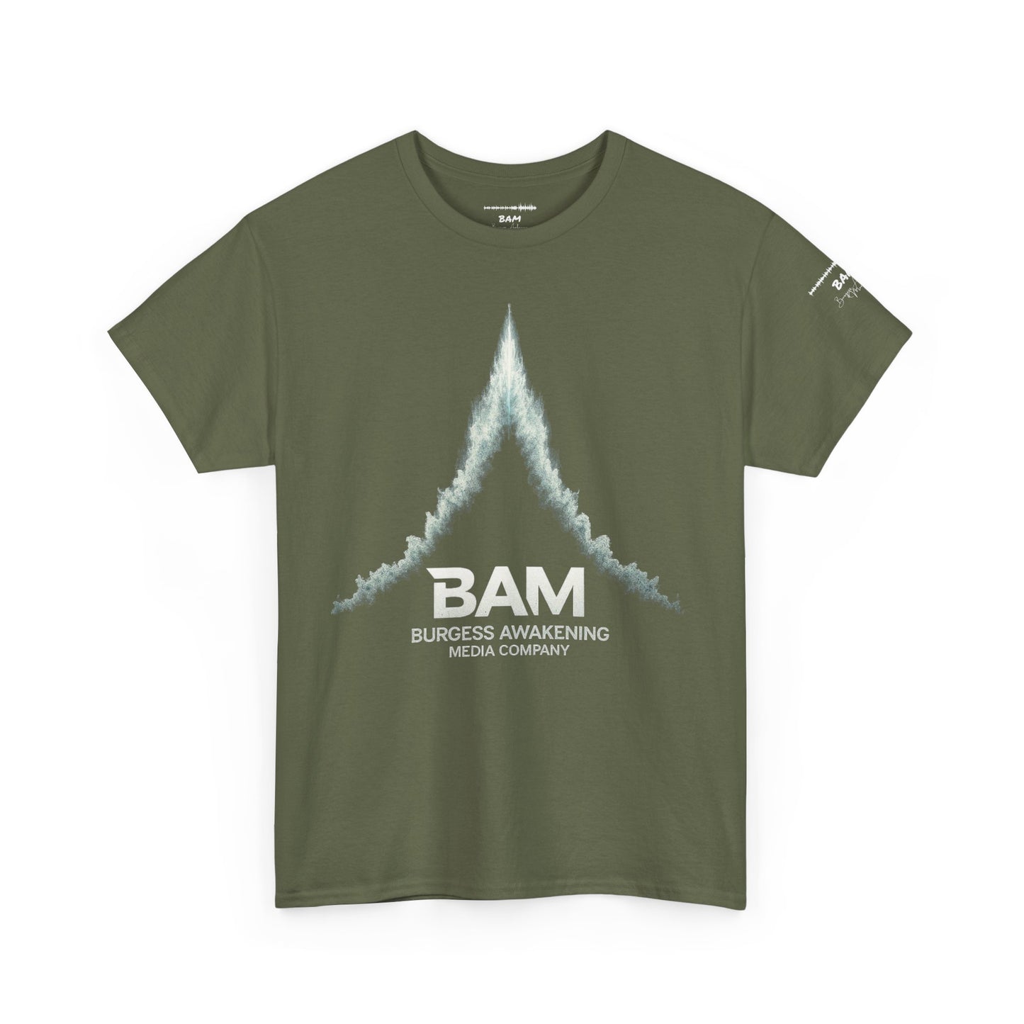 Awaken Loud Unisex Tee – QR Code Back + BAM Logo | Conscious Streetwear