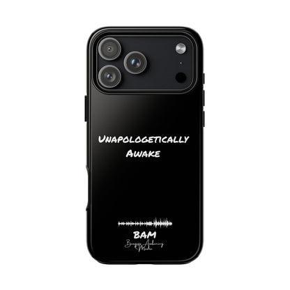 Unapologetically Awake – BAM Conscious Collection Case (Black Edition)