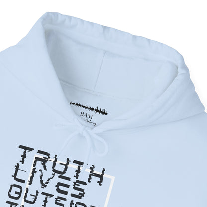 “Outside the Box” Glitch Hoodie – Truth Can’t Be Contained