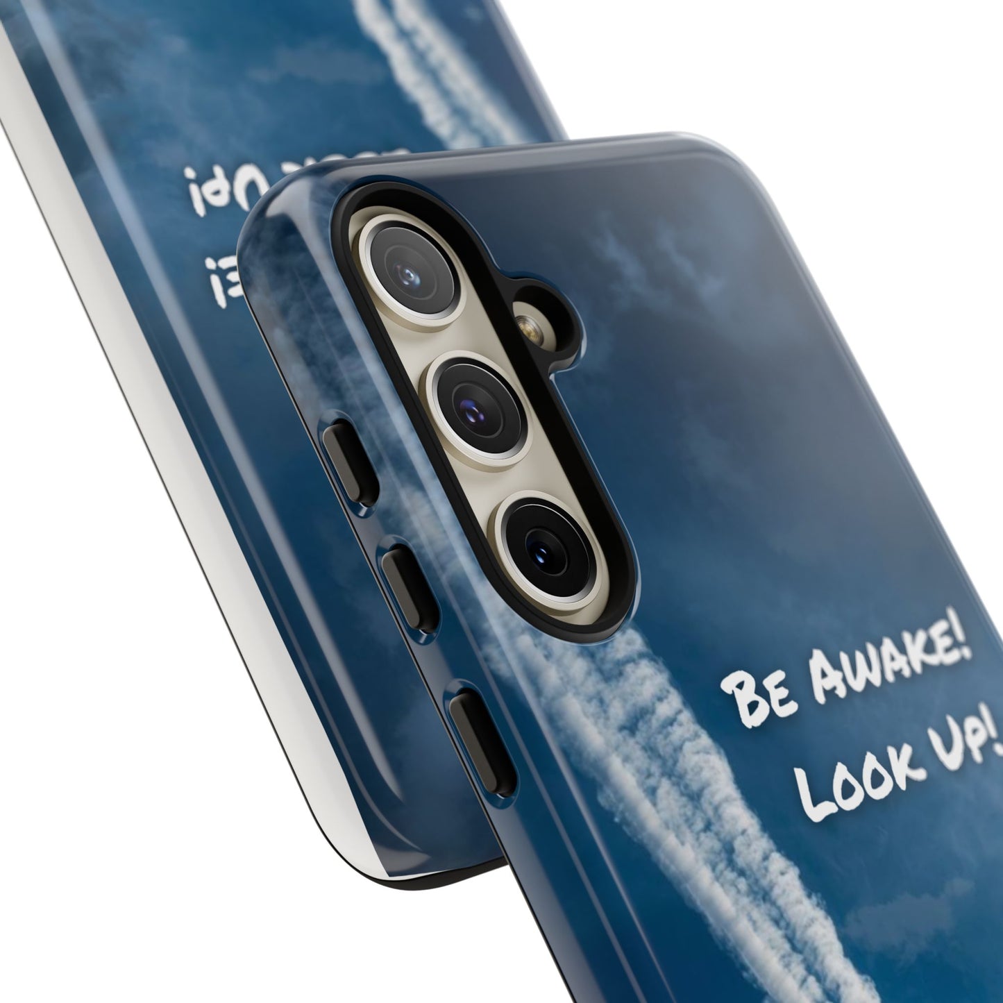Be Awake – Look Up! Chemtrail Awareness Phone Case (BAM Conscious Collection)