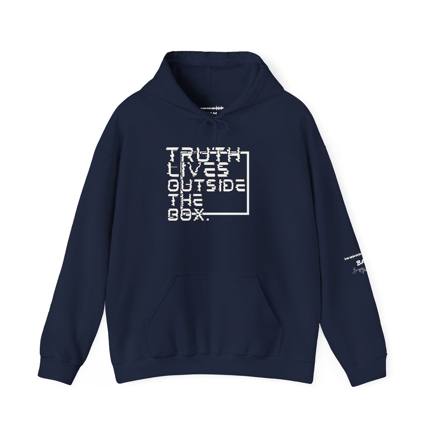 “Outside the Box” Glitch Hoodie – Truth Can’t Be Contained