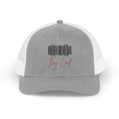 They Lied.™ Barcode Hat – Wake ‘Em Up Streetwear