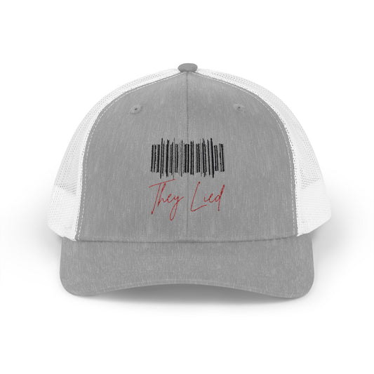 They Lied.™ Barcode Hat – Wake ‘Em Up Streetwear