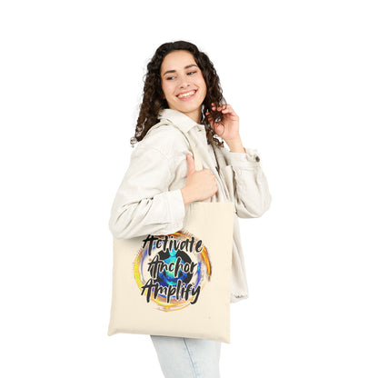 Awakened Lion Canvas Tote Bag – Carry the Frequency