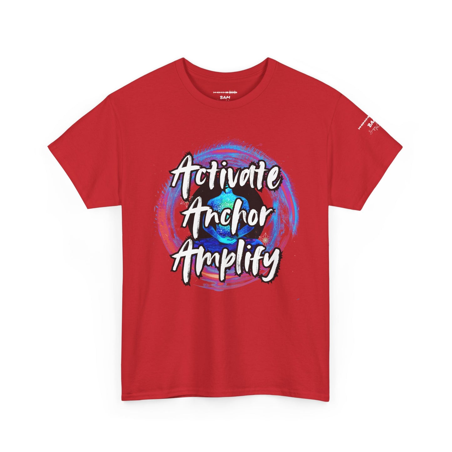 Unisex Motivational Tee - Activate Anchor Amplify | Spiritual Awakening Shirt