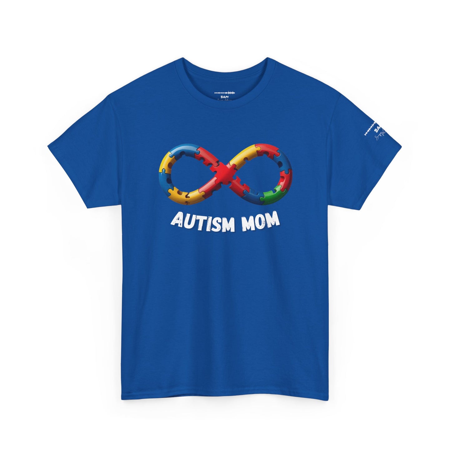 Autism Mom Puzzle Infinity T-Shirt | Strength, Love & Unbreakable Bond