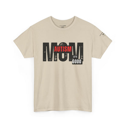 Autism Mom – BAM Heart Warrior Tee | Strength, Patience & Pure Love Edition