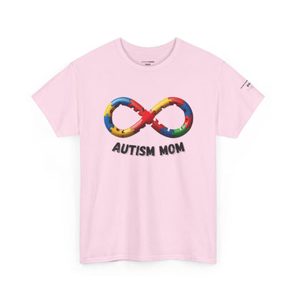 Autism Mom Puzzle Infinity T-Shirt | Strength, Love & Unbreakable Bond