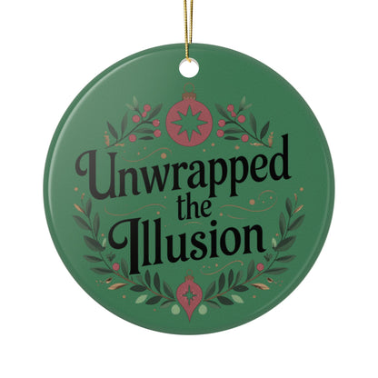 Ceramic Ornaments, 2-Side Print - Awakened in 2025 Holiday Decoration