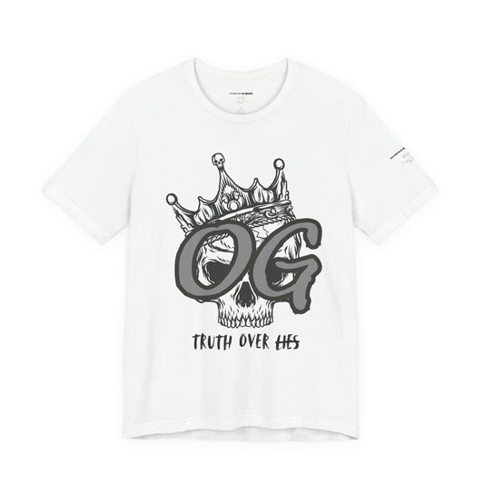OG Truther Tee | Truth Over Lies Skull Design | Red-Pilled Nutrition Facts Shirt | Unisex Streetwear | Matrix Breaker Gift for Truth Seekers