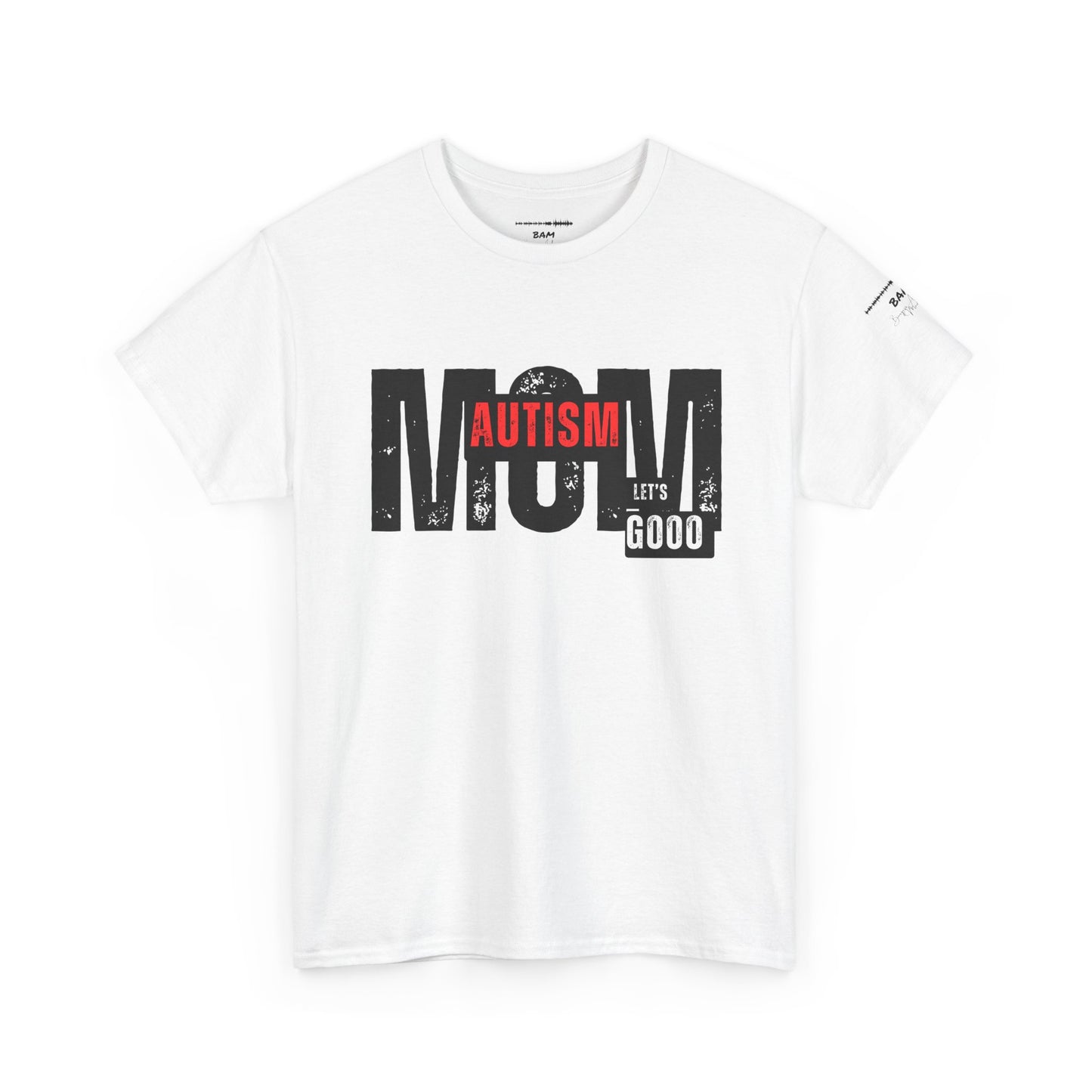 Autism Mom – BAM Heart Warrior Tee | Strength, Patience & Pure Love Edition