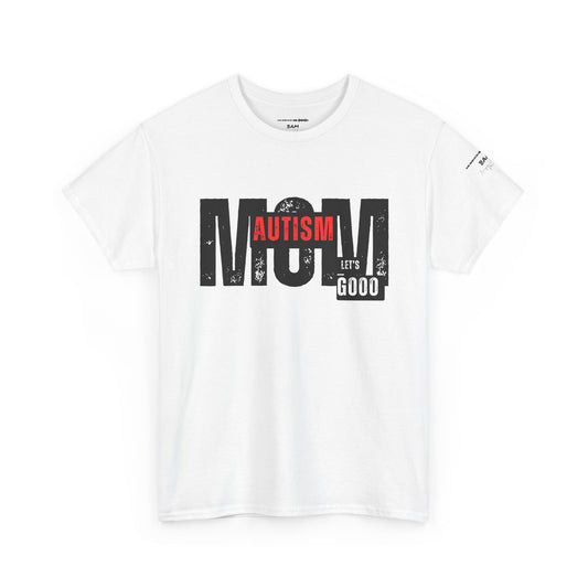 Autism Mom – BAM Heart Warrior Tee | Strength, Patience & Pure Love Edition