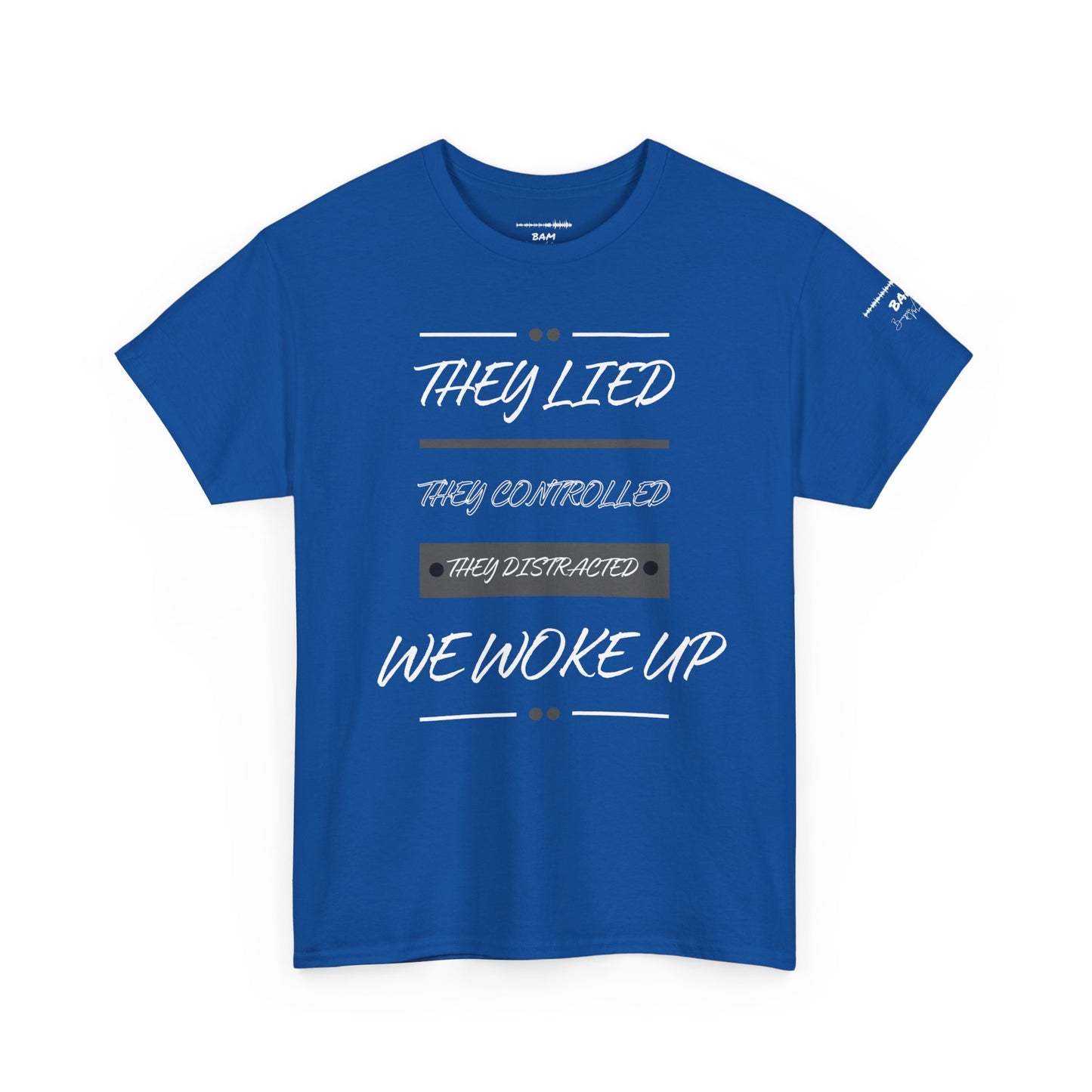 Unisex Awakening Tee – They Lied. We Woke Up. | Conscious Streetwear, Bold Statement Shirt