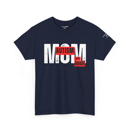 Autism Mom – BAM Heart Warrior Tee | Strength, Patience & Pure Love Edition