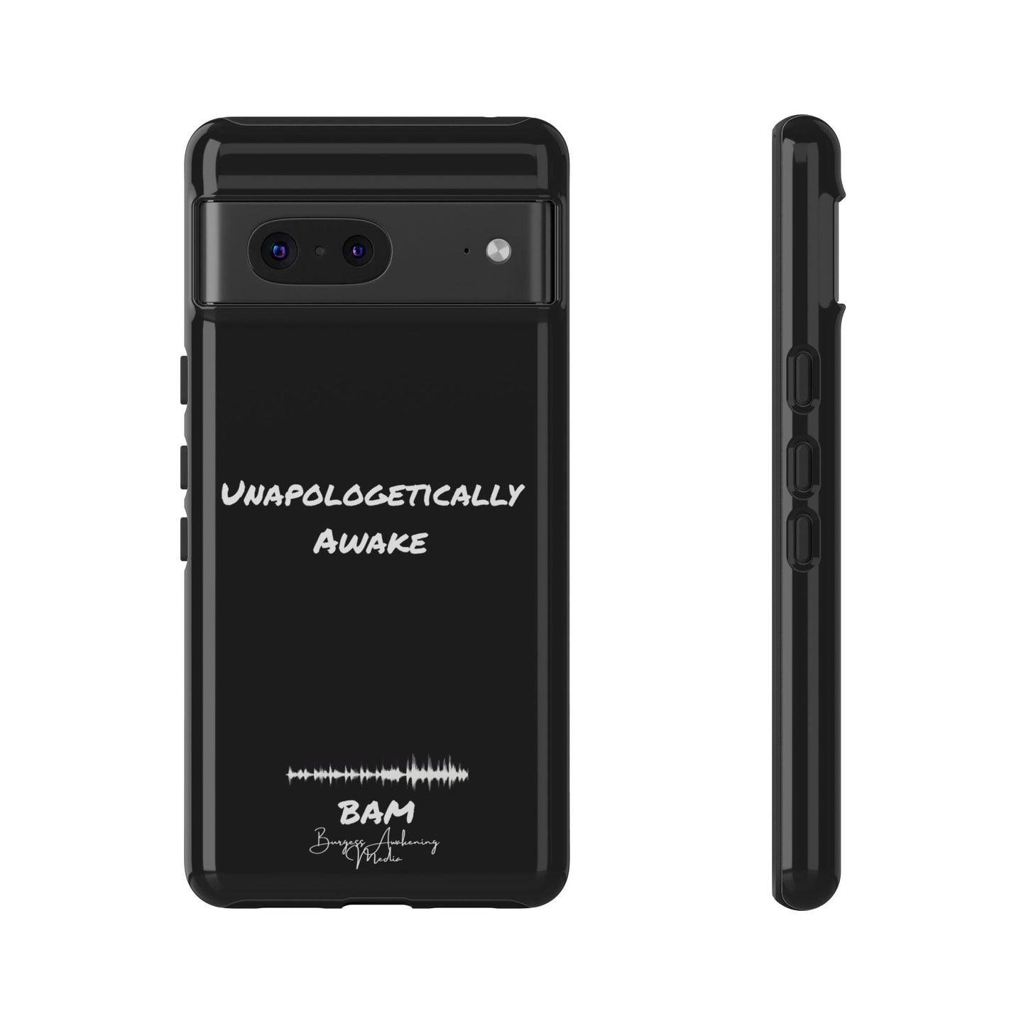 Unapologetically Awake – BAM Conscious Collection Case (Black Edition)