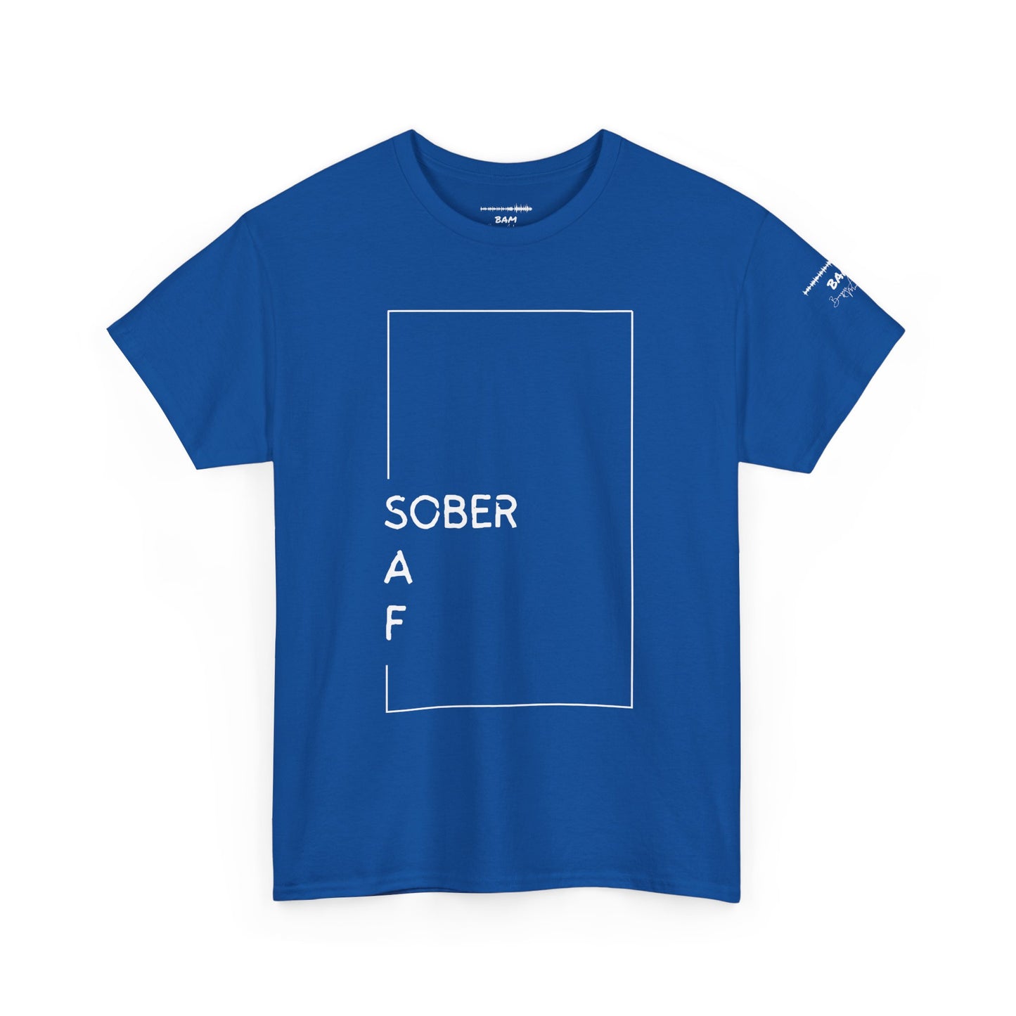 Sober AF T-Shirt – Calm Power Recovery Tee, Mindful Sobriety Apparel