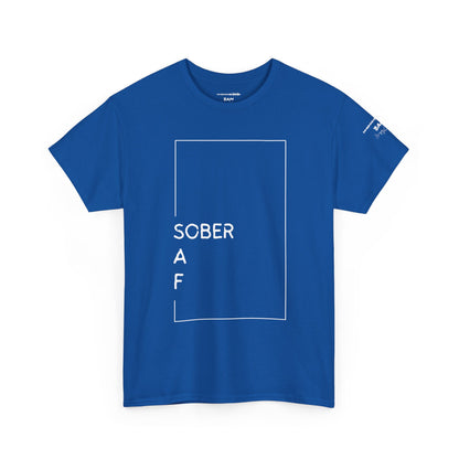 Sober AF T-Shirt – Calm Power Recovery Tee, Mindful Sobriety Apparel