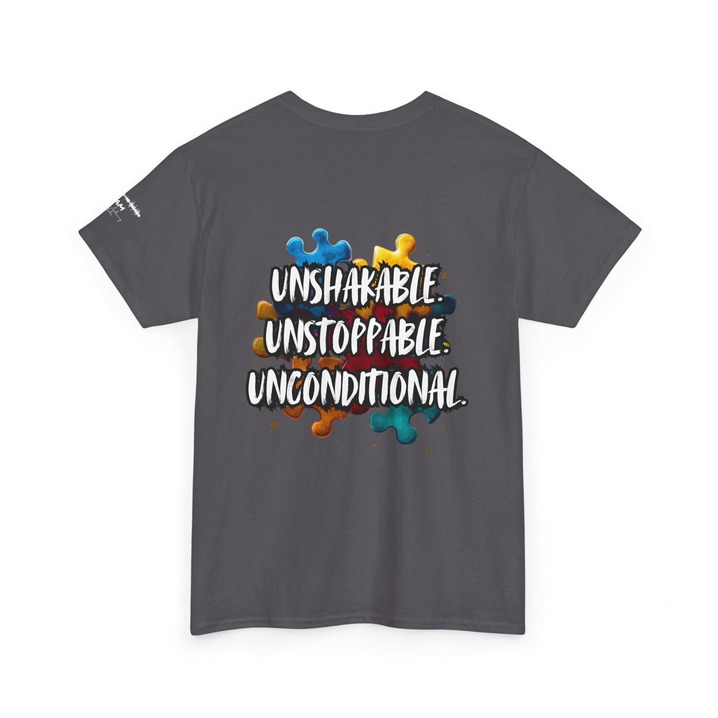 Autism Mom Puzzle Infinity T-Shirt | Strength, Love & Unbreakable Bond