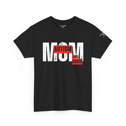 Autism Mom – BAM Heart Warrior Tee | Strength, Patience & Pure Love Edition